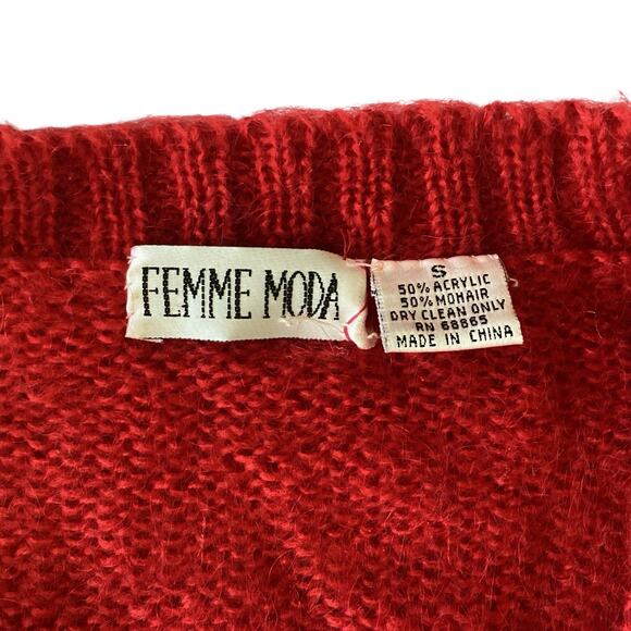 Femme Moda Mohair Blend Sweater - Picture 4 of 6